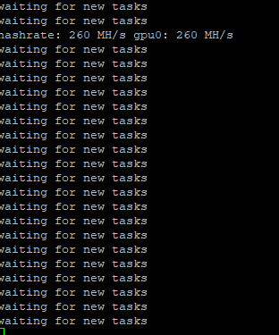Miner shows 'waiting for new tasks' and proxy keeps disconnecting ...