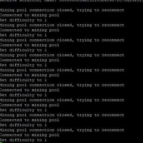 Miner shows 'waiting for new tasks' and proxy keeps disconnecting ...