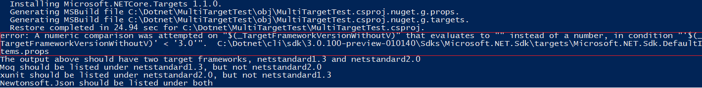 [Test Failure][Dotnet List Package]An error occur when executing dotnet ...