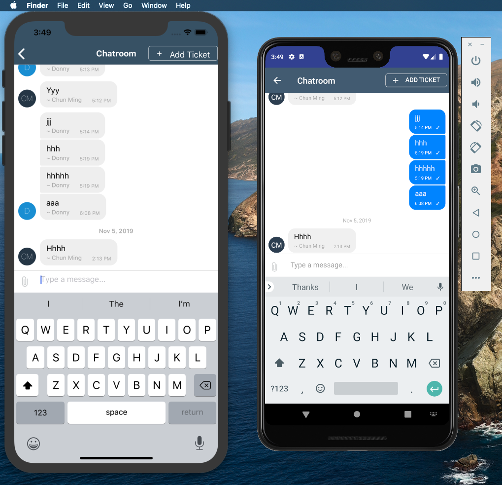 Custom FlatList in Composer behaves differently in ios and android ...