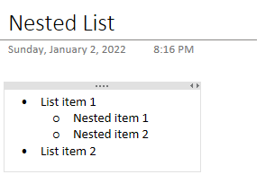 keepspaces doesn't work with nested list items. · Issue #119 ...