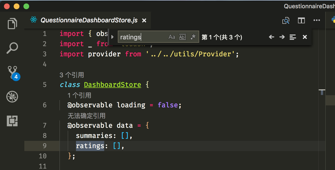 A bug when search keyword in two tab when split the editor · Issue ...