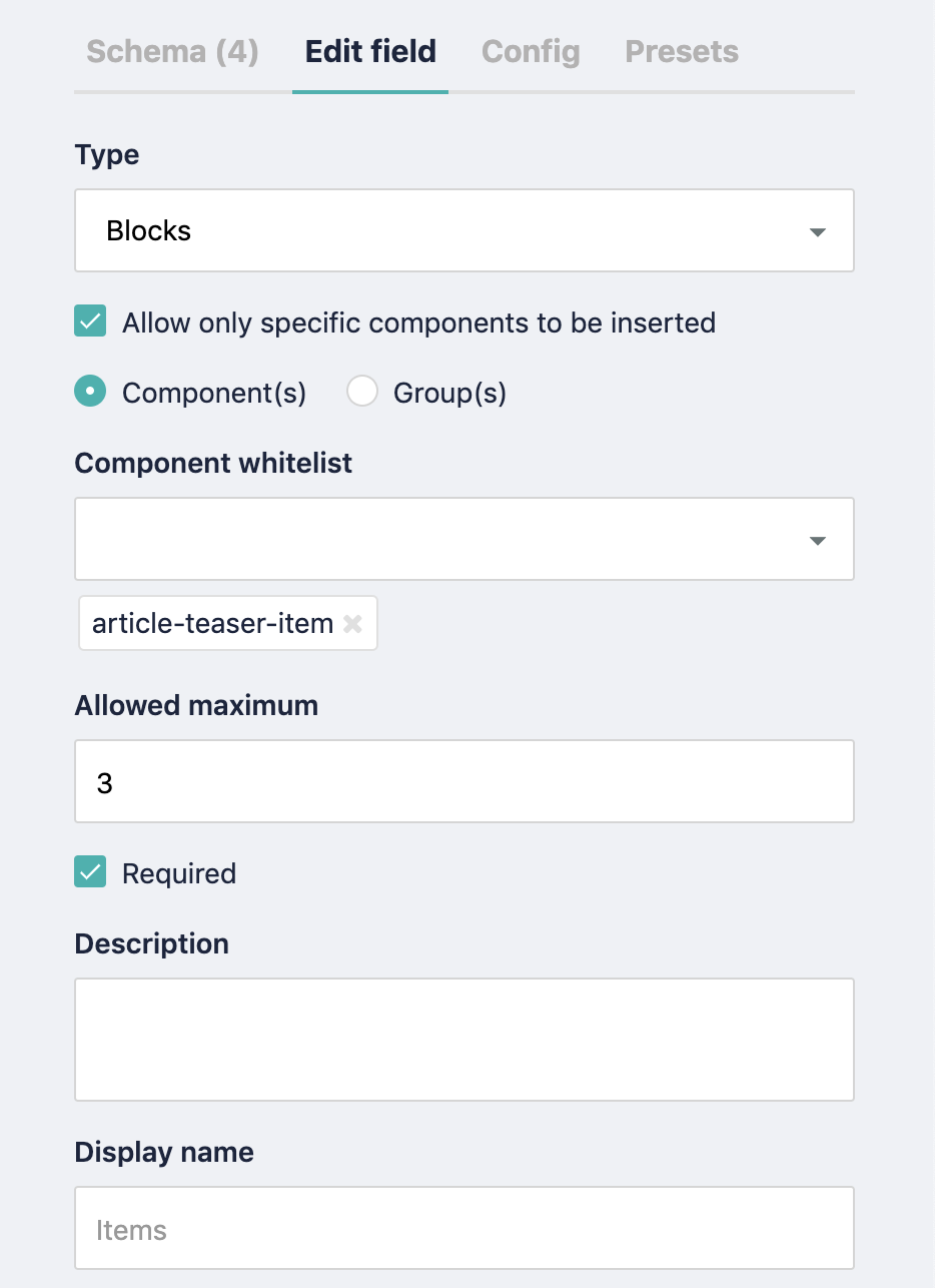 add allowed minimum option for blocks field · Issue #621 · storyblok ...
