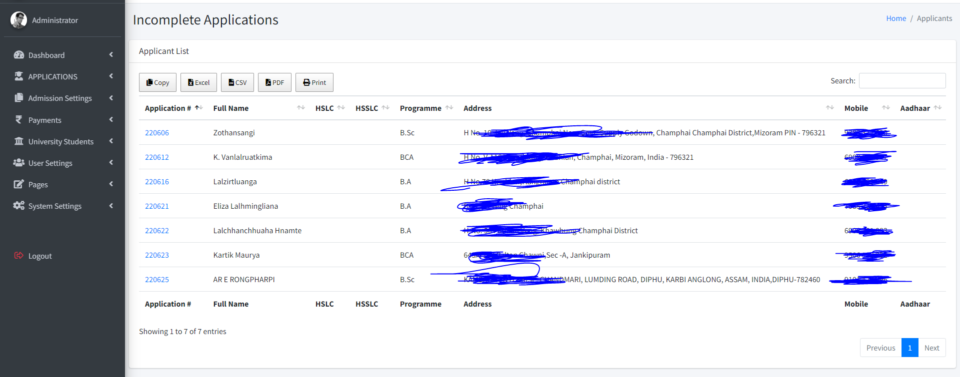 GitHub - vanlalruata/college_online_admission_system