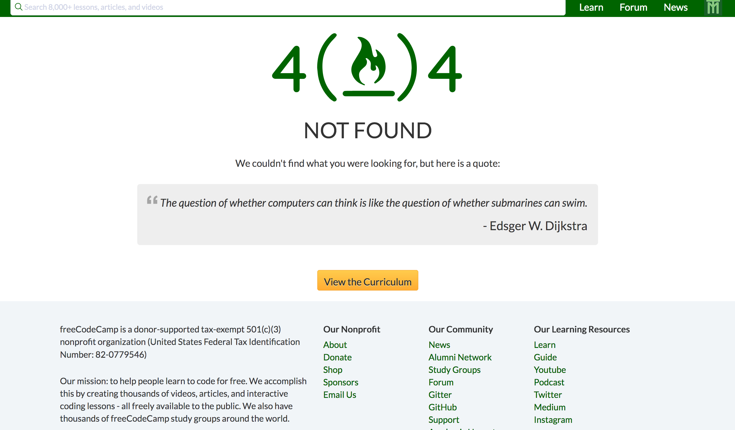 [rocks/beta] Ugly 404 error pages · Issue #35972 · freeCodeCamp ...