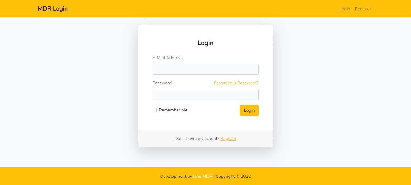 GitHub - IsnuMdr/simple-login-app: A simple login App using Laravel 8