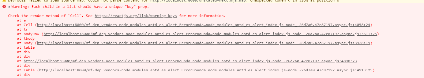 ProTable组件指定了rowKey控制台依旧报错🐛[BUG] · Issue #8977 · ant-design/ant-design ...