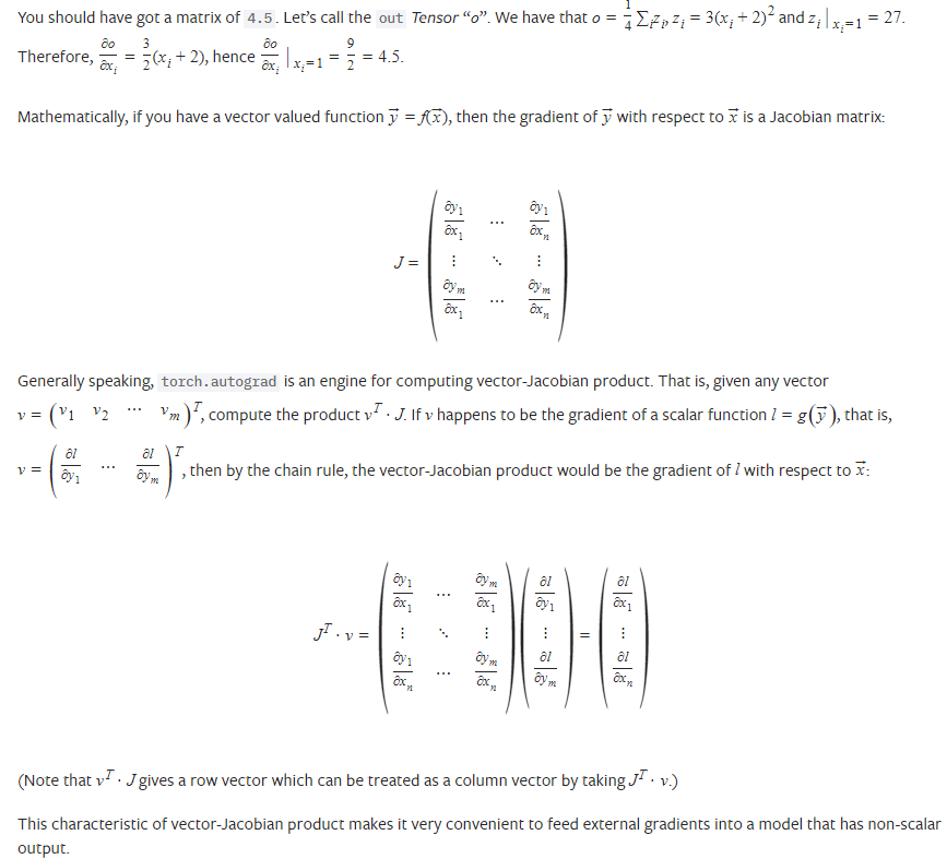 Jacobianvector equation in autograd_tutorial font size is too small · Issue 27482 · pytorch