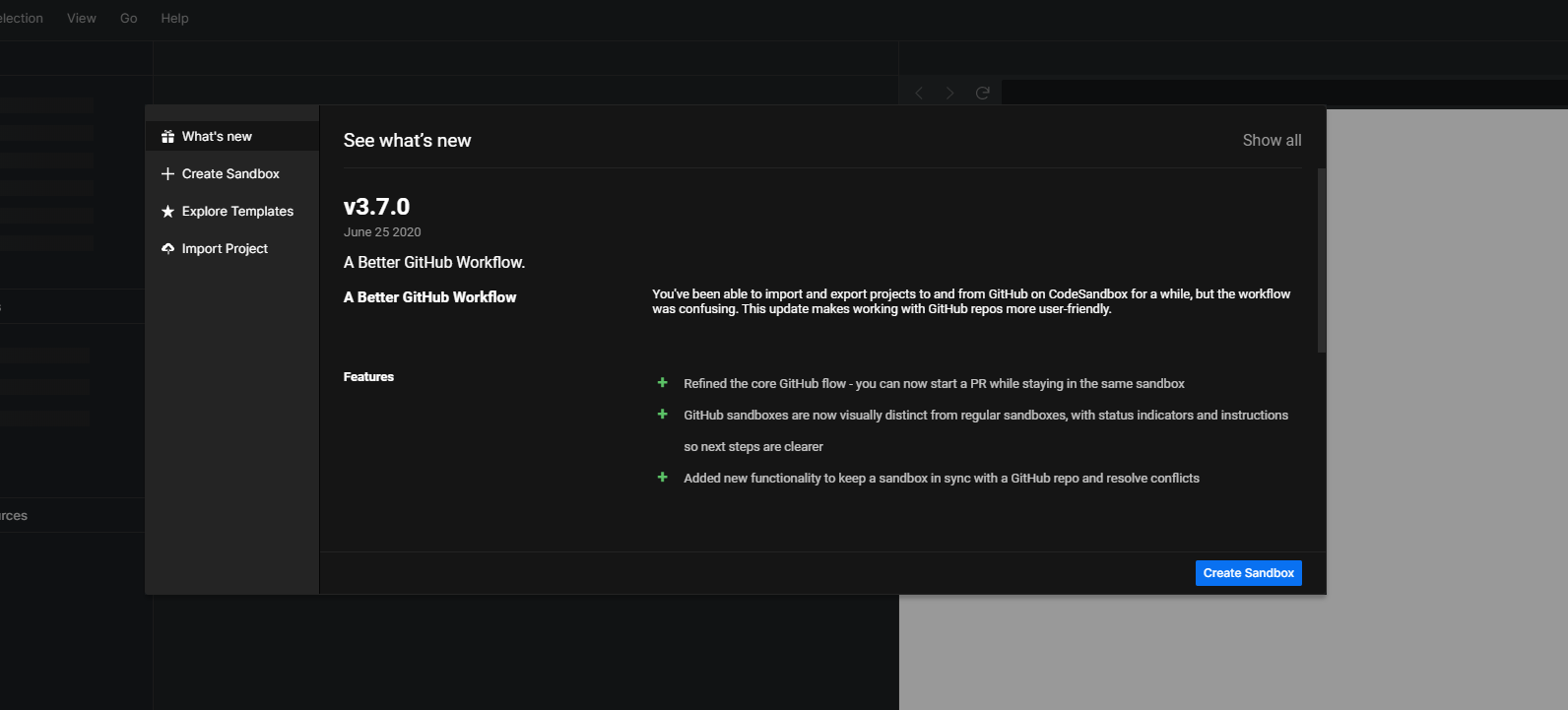 Cant access user sandboxes after the latest UI update · Issue #4499 ...