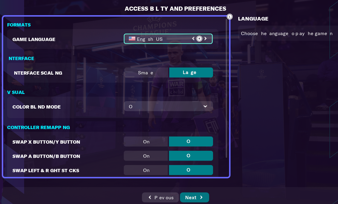 FOOTBALL MANAGER 2023 TOUCH Letters Not Loading On Menus Issue