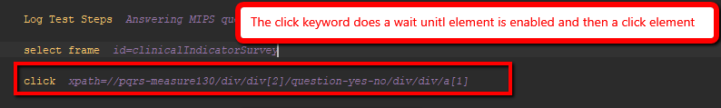 Click does nothing for a dynamic element within a frame · Issue #5557 ...