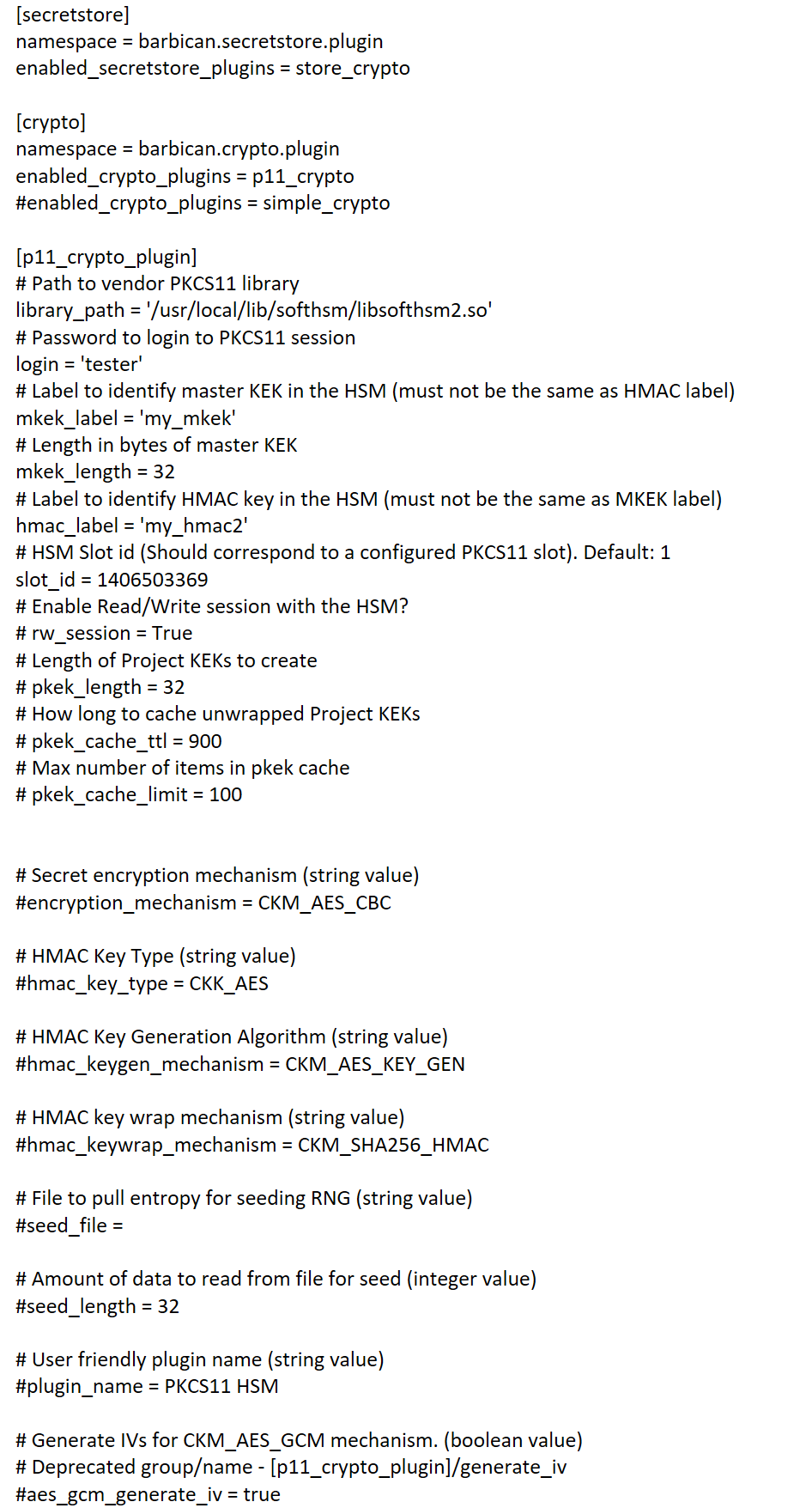 HSM returned response code 0x70 CKR_MECHANISM_INVALID · Issue 511