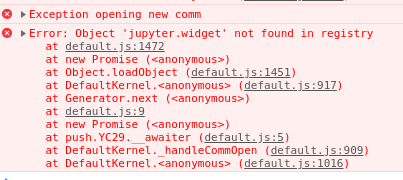 jupyter widgets not displayed in console · Issue #6416 · jupyterlab ...