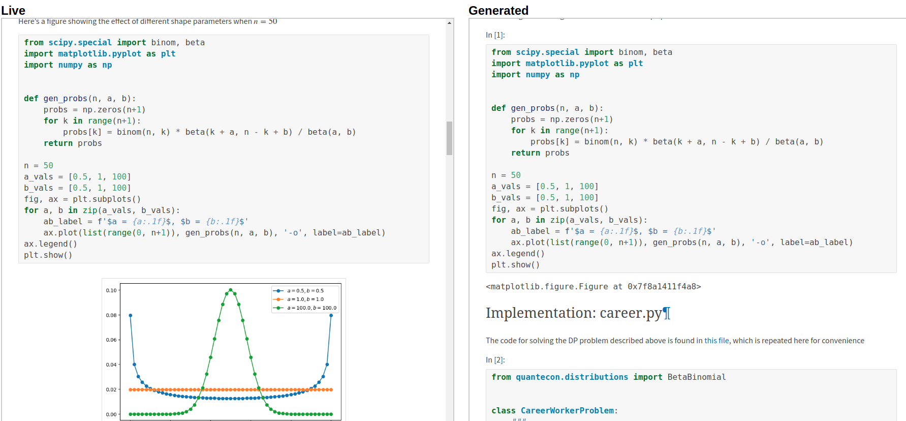 some matplotlib figures not showing up · Issue #7 · QuantEcon/lecture ...