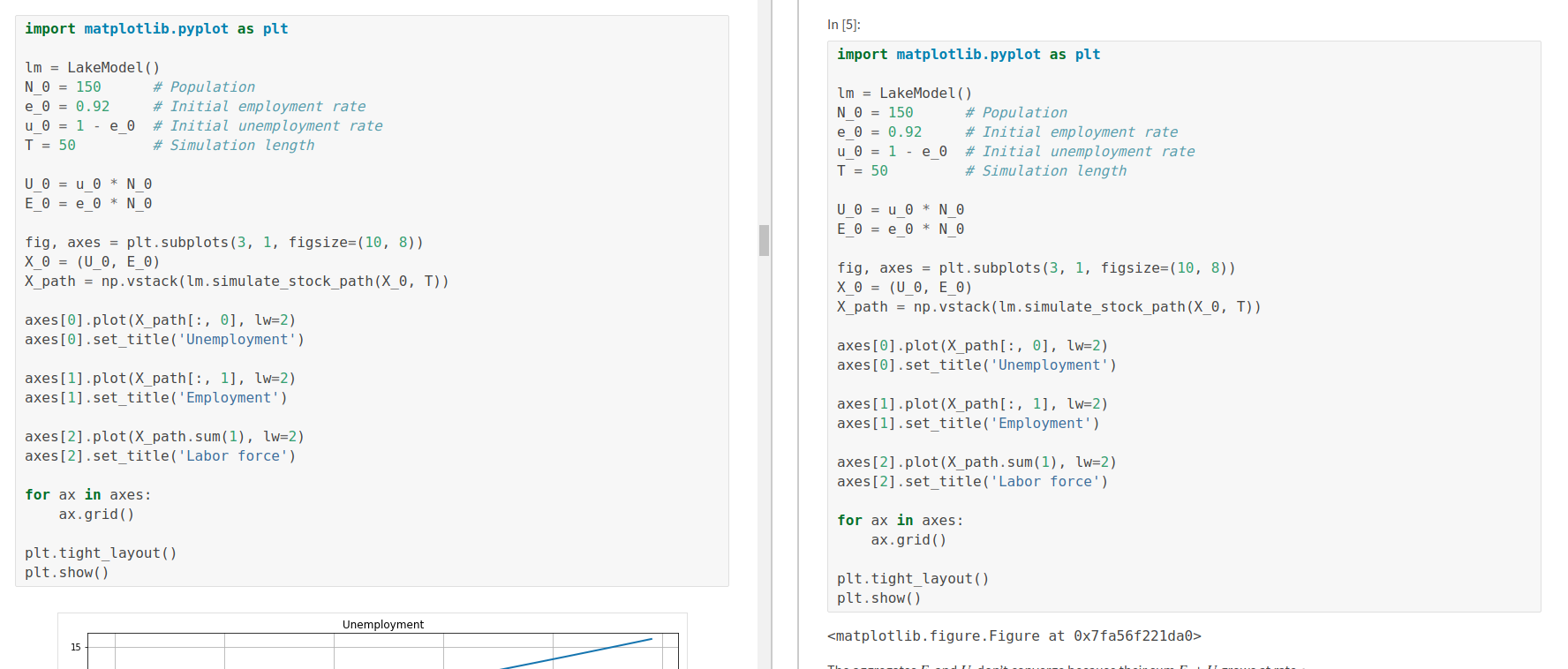 some matplotlib figures not showing up · Issue #7 · QuantEcon/lecture ...