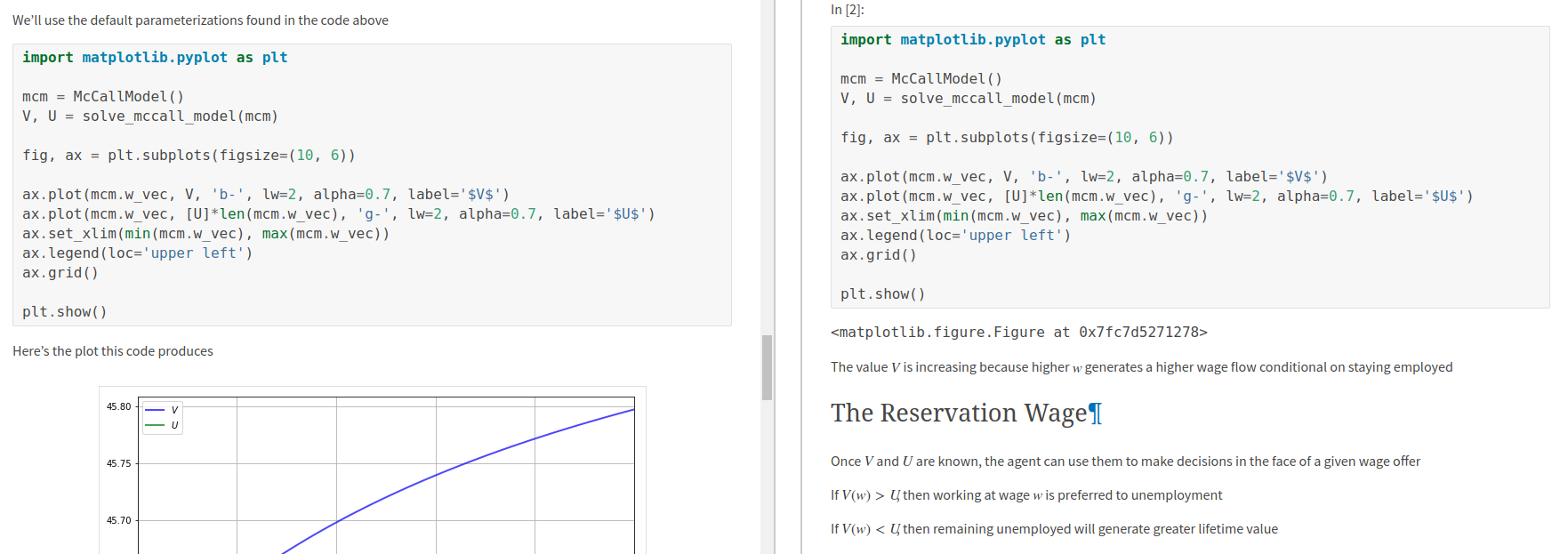 some matplotlib figures not showing up · Issue #7 · QuantEcon/lecture ...