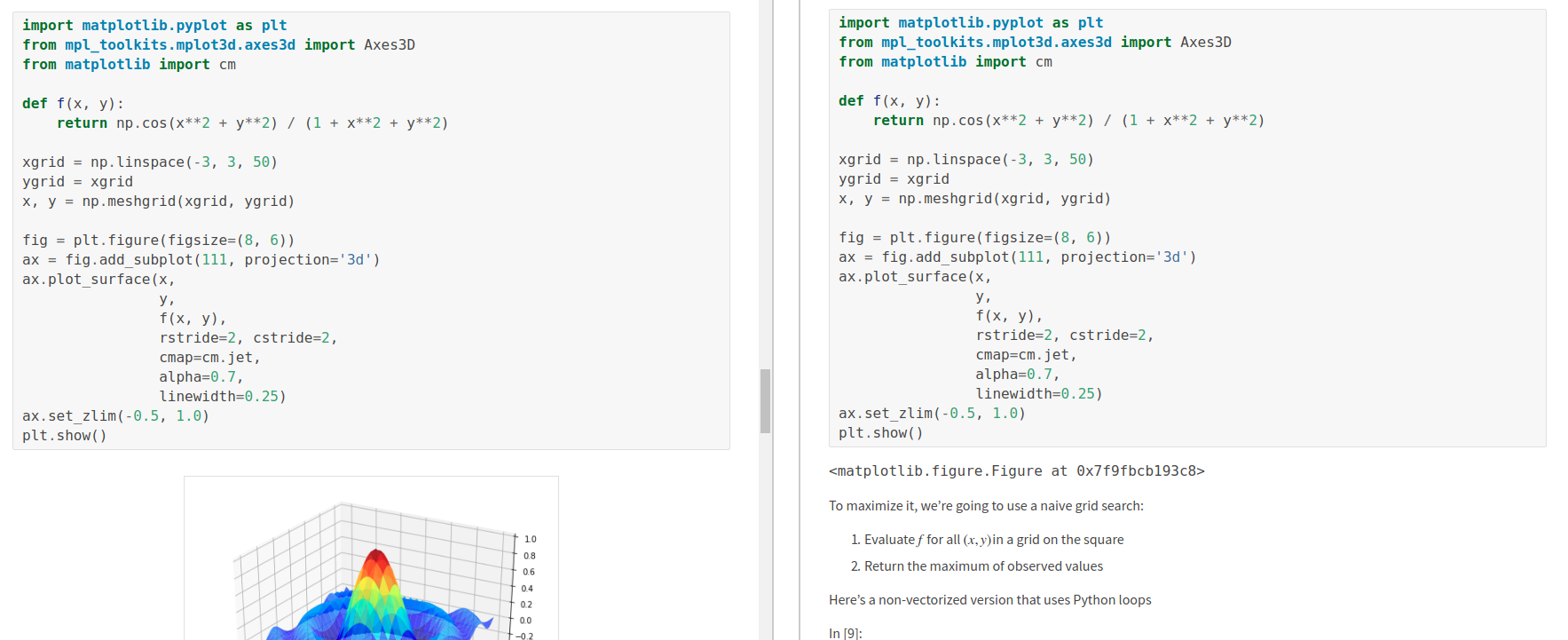 some matplotlib figures not showing up · Issue #7 · QuantEcon/lecture ...