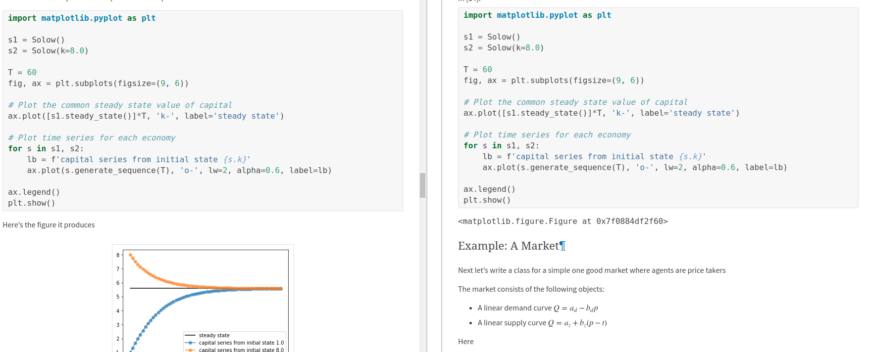 some matplotlib figures not showing up · Issue #7 · QuantEcon/lecture ...