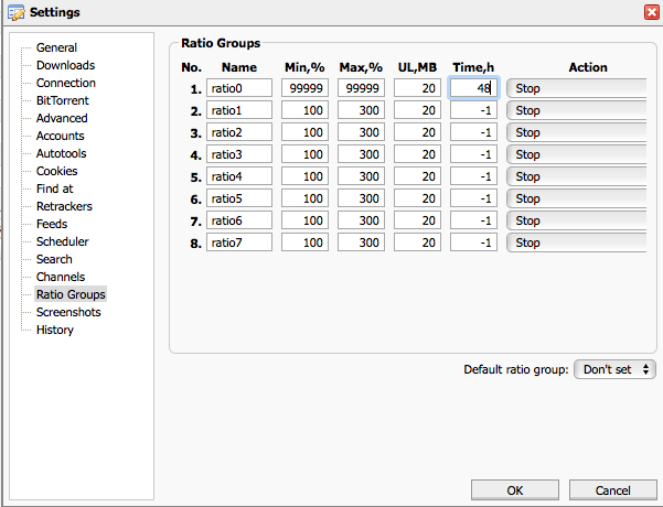Ratio Groups Not Working Issue 1686 Novik Rutorrent Github
