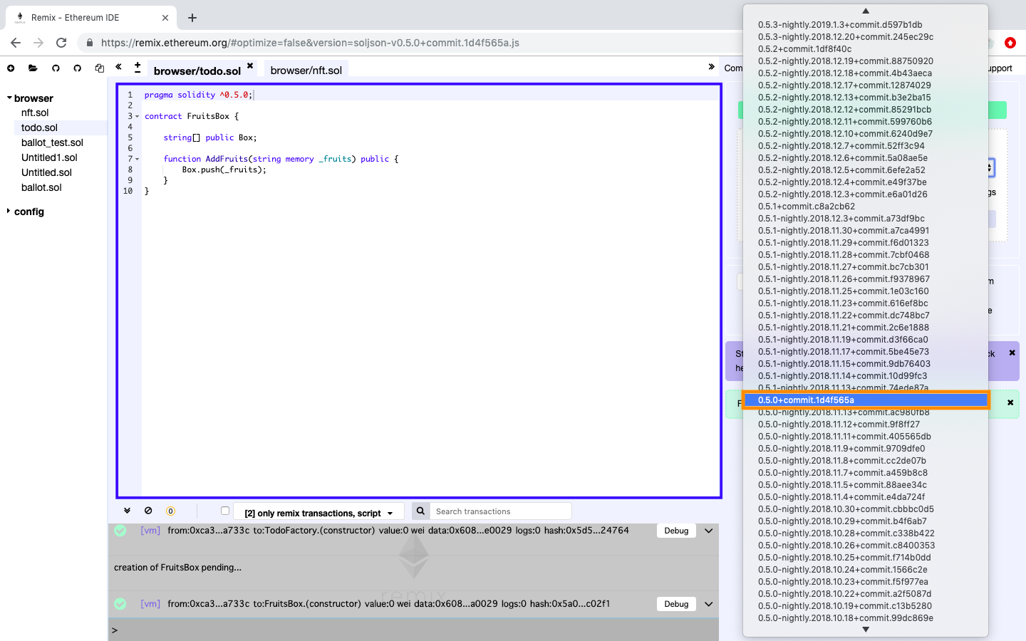 Solidityの開発環境|ブロックチェーンで動くTodoアプリを開発しよう！|Techpit