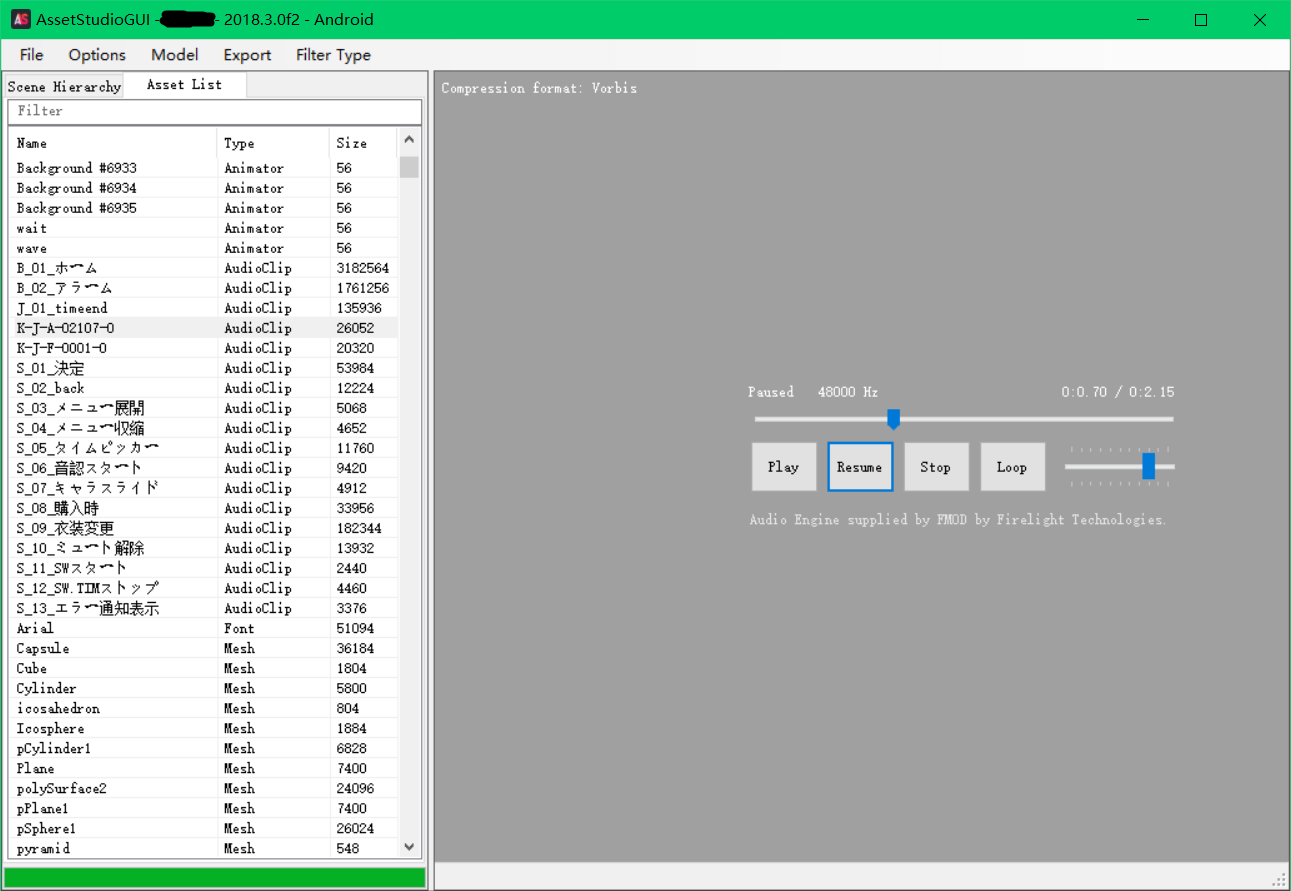 Can play but cannot export AudioClip correctly · Issue #407 · Perfare ...