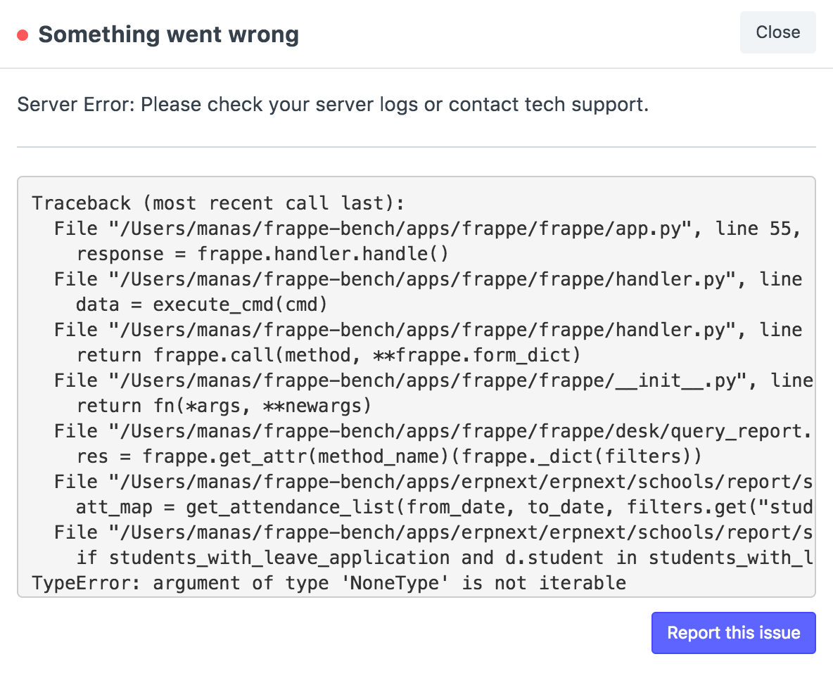 Full error traceback is not coming in error message · Issue #3456 ...