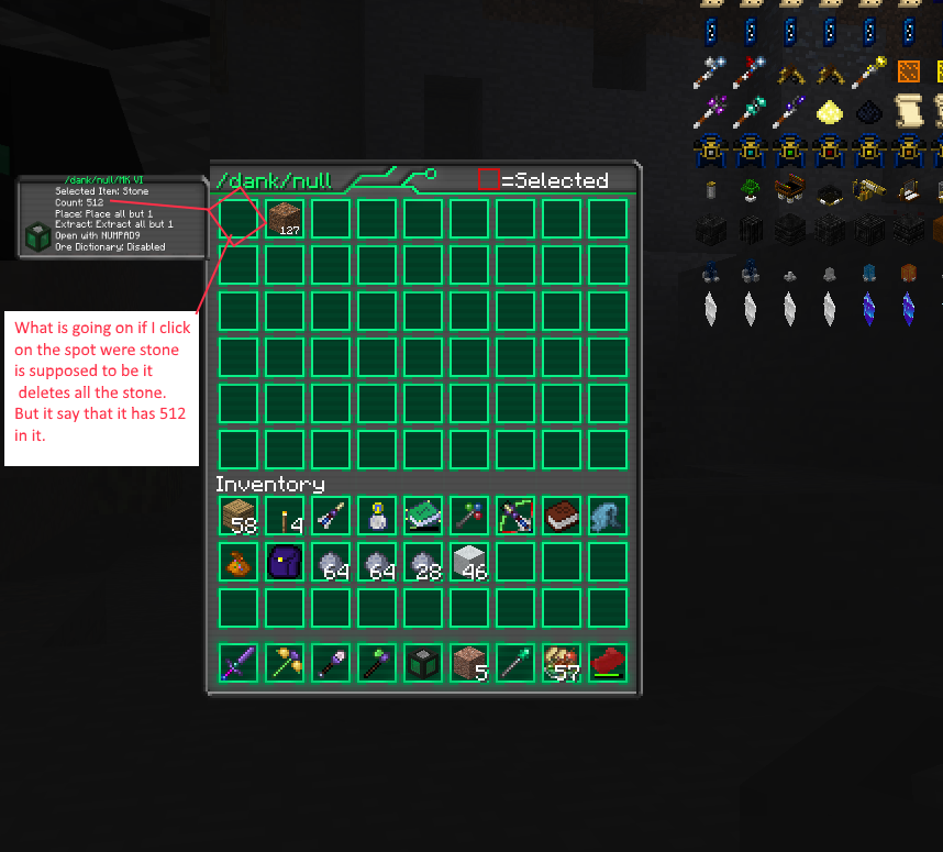 Null Enigma /dank/null Deleting all block held with in but saying it has them ...