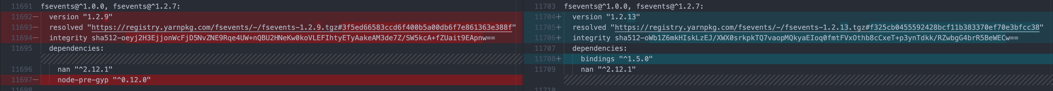 yarn-lock-fix-fsevents