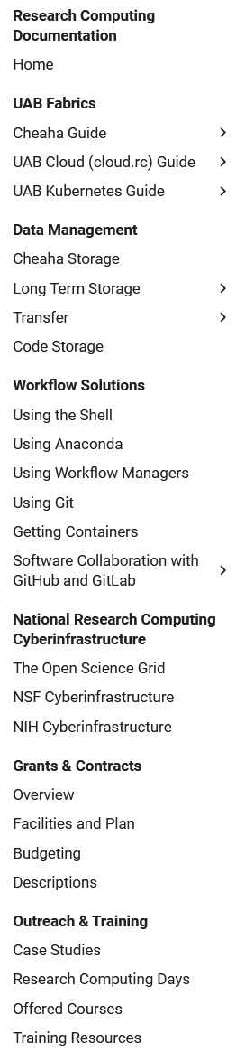 Mockup with Sections