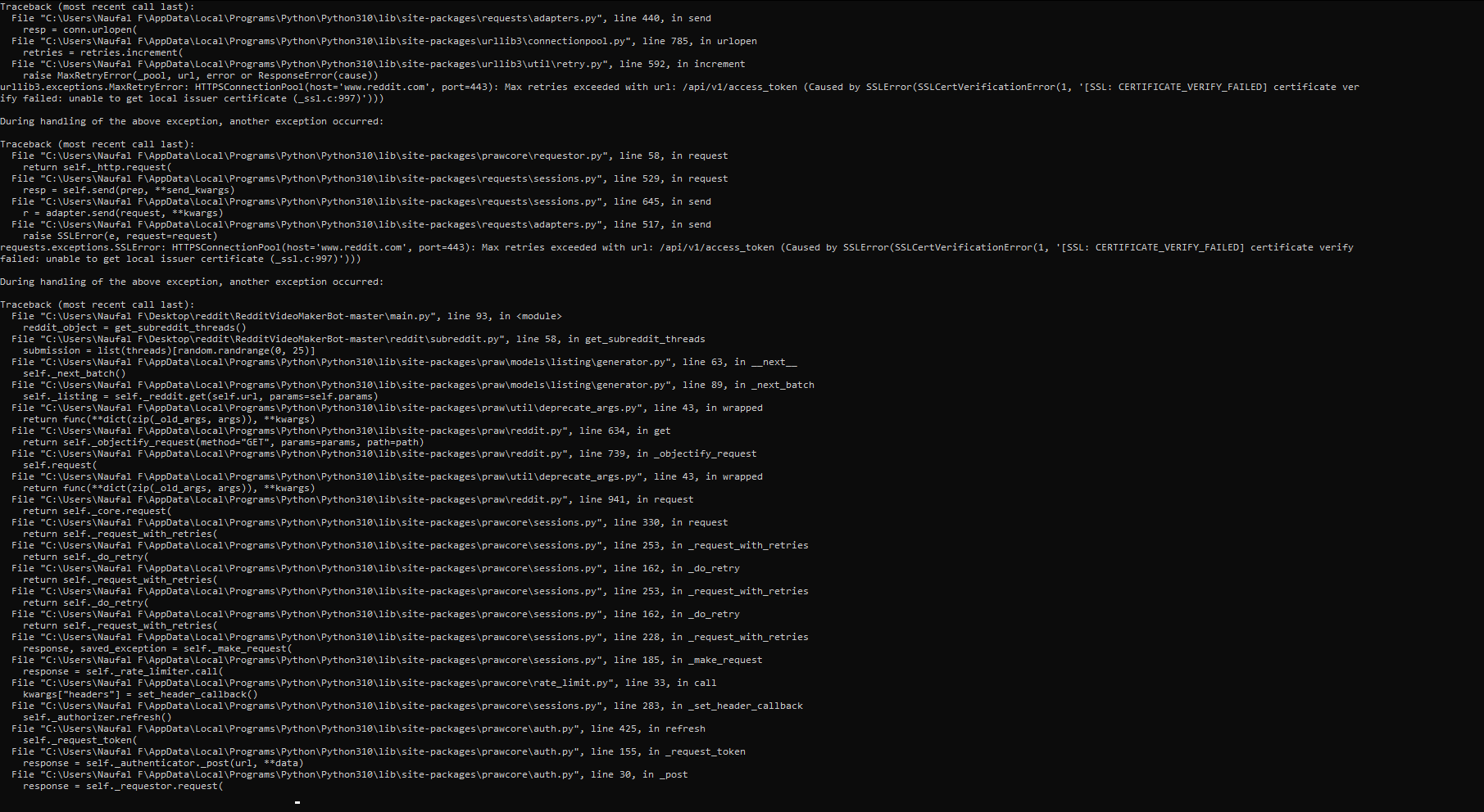 can you help me~ · Issue #339 · elebumm/RedditVideoMakerBot · GitHub