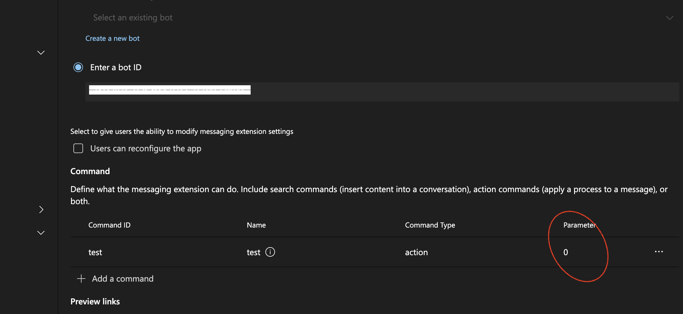 Teams app manifest error while creating a messaging extension. · Issue ...