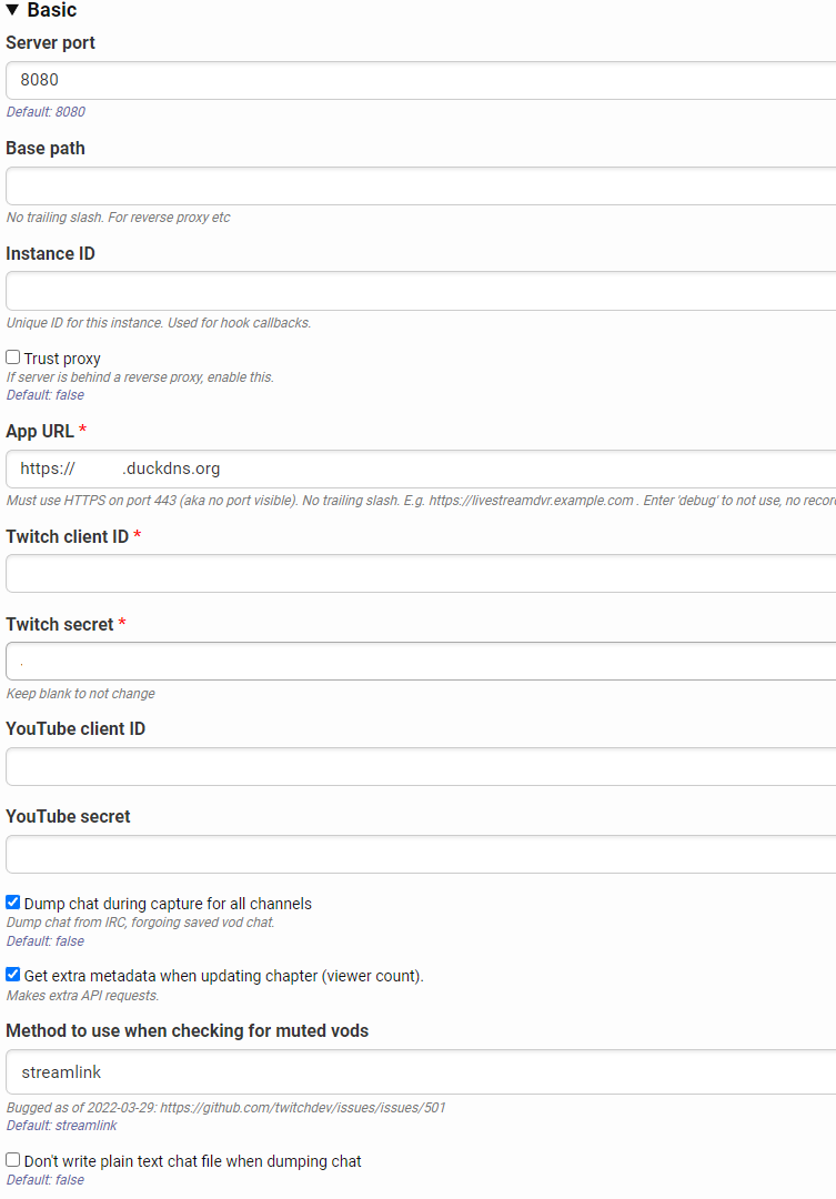 need help to setup · Issue #274 · MrBrax/LiveStreamDVR · GitHub