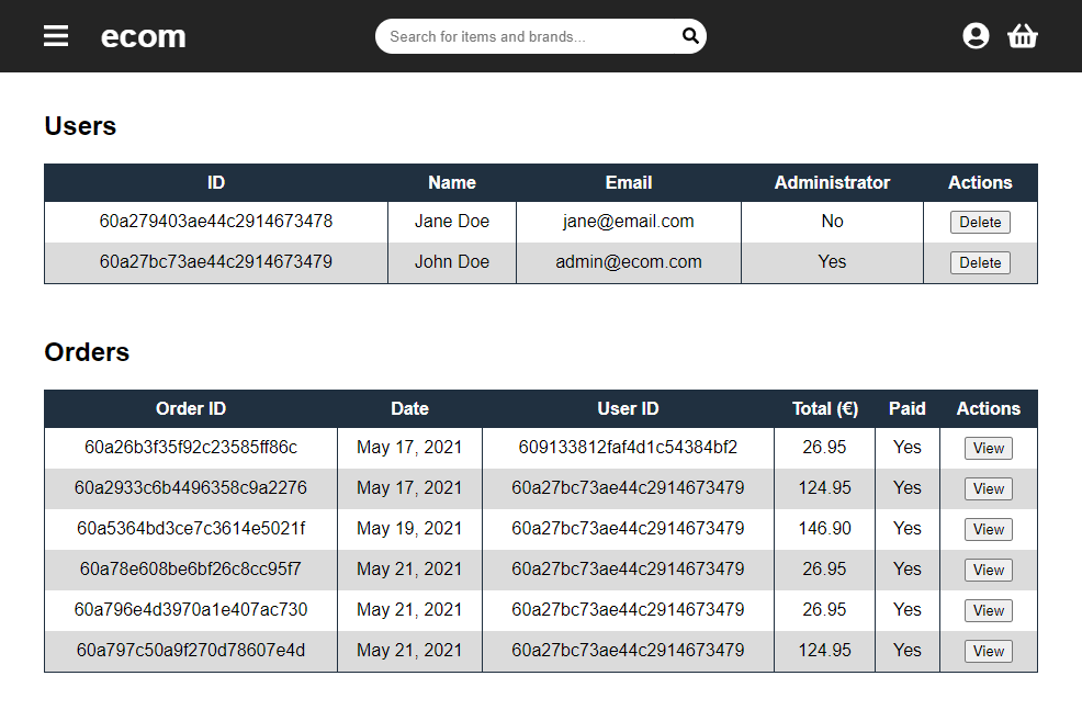 GitHub - crgrogan/ecommerce-app: An Angular e-commerce app that allows ...