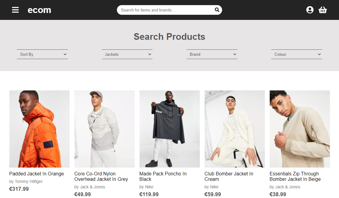 GitHub - crgrogan/ecommerce-app: An Angular e-commerce app that allows ...