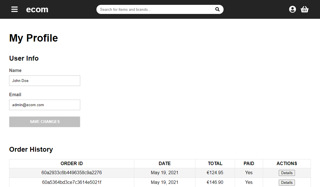 GitHub - crgrogan/ecommerce-app: An Angular e-commerce app that allows ...