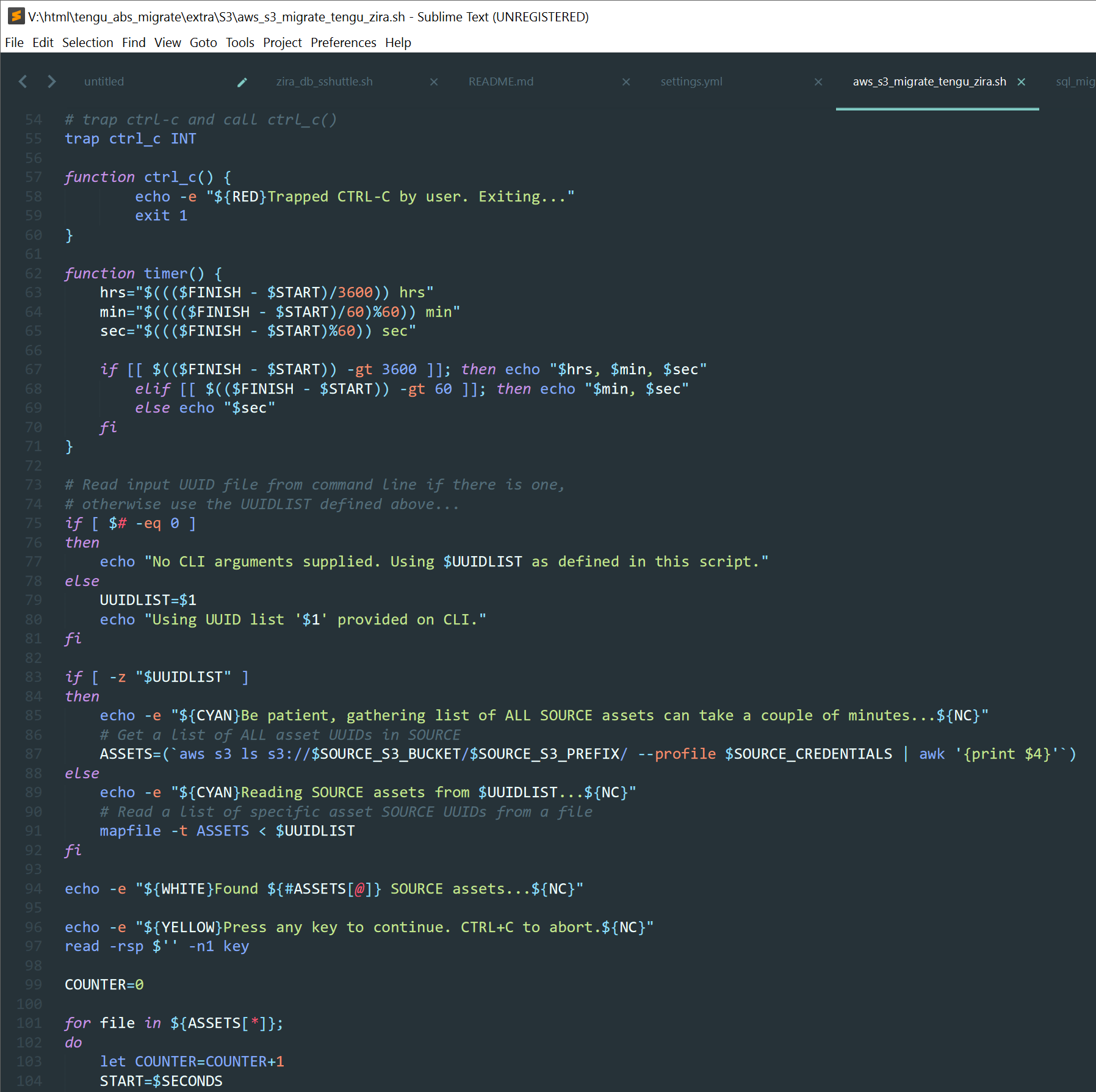 sublime text not confused