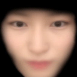 合成された 顔が動くgif