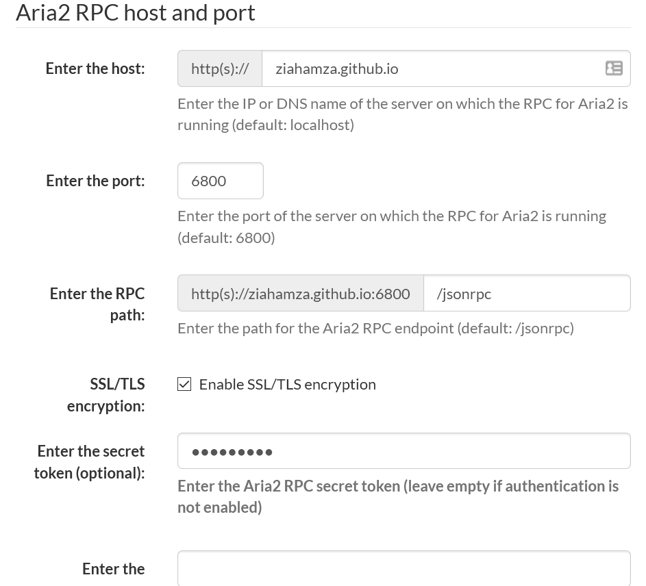 aria webgui settings2