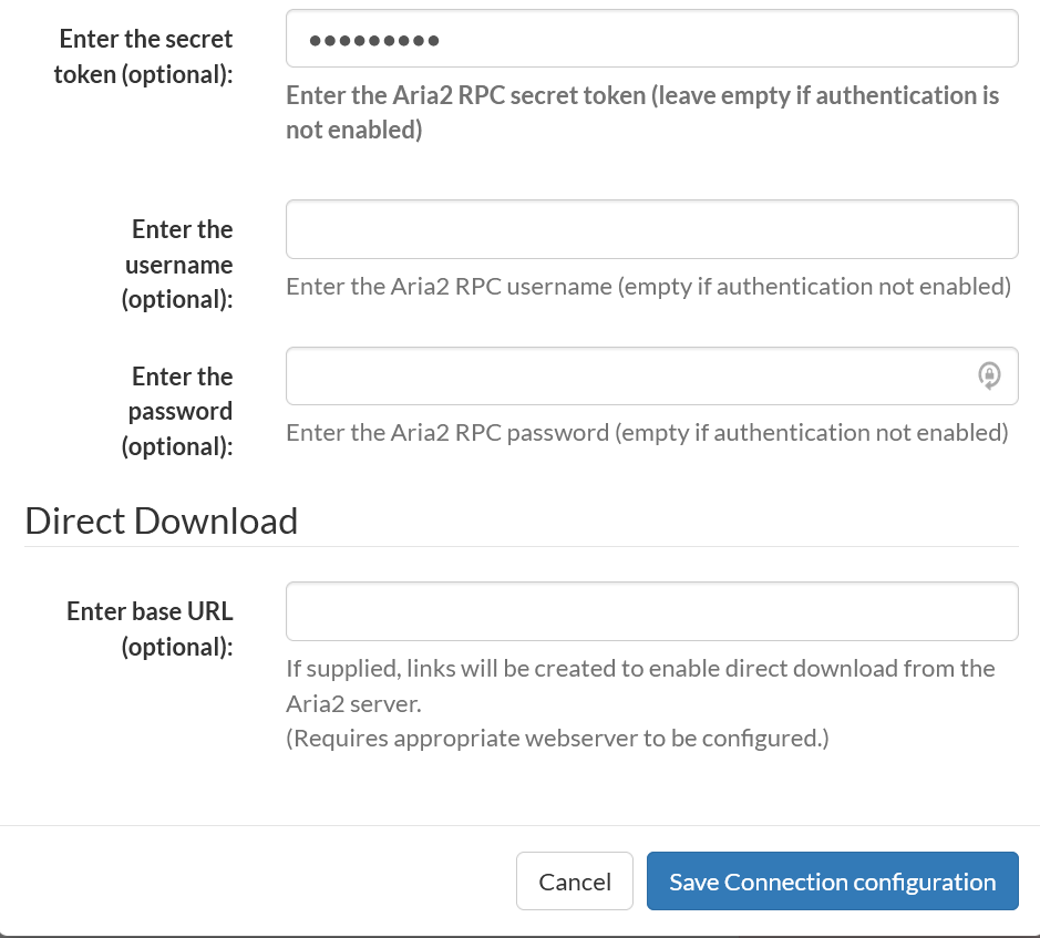 aria webgui settings1