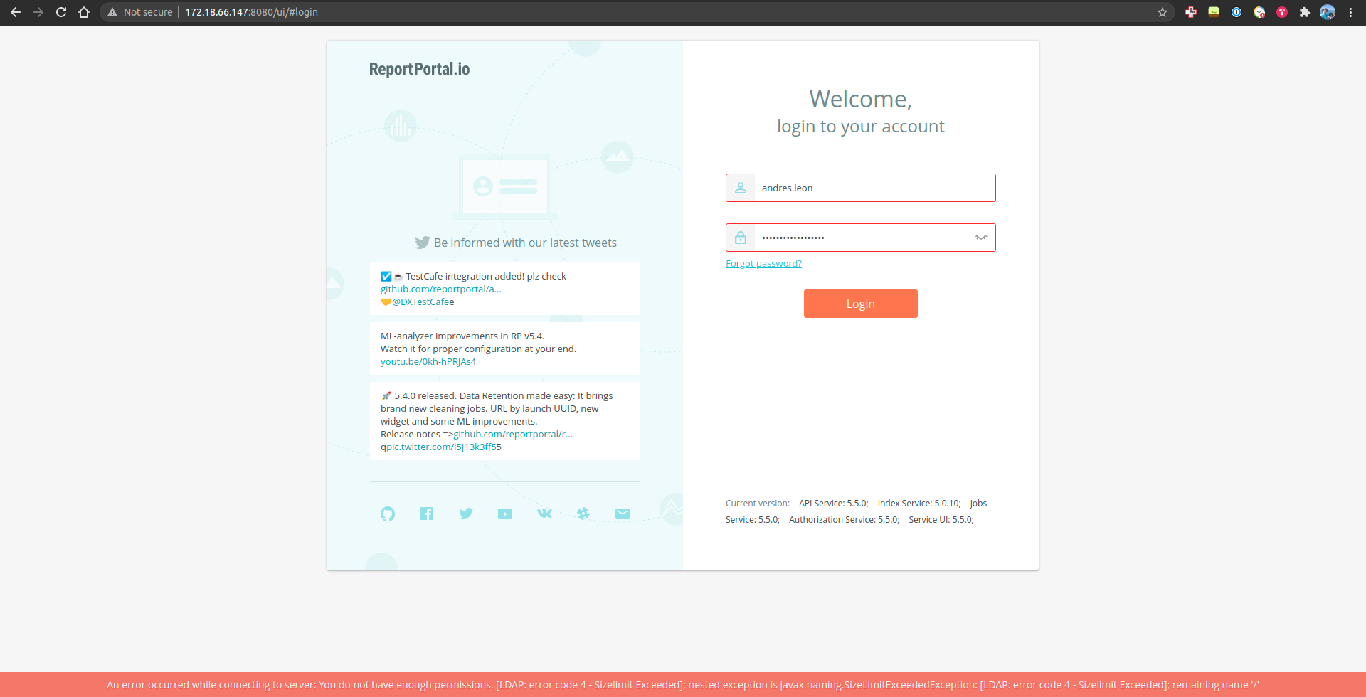 LDAP Active Directory Issues ReportPortal [v5] --RESOLVED · Issue #1510 ...