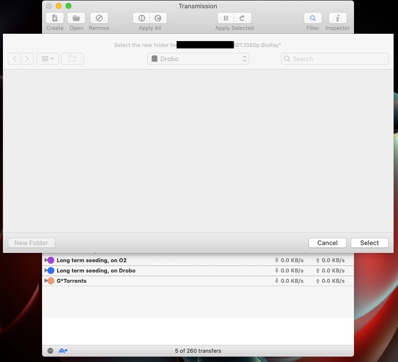 That pesky blank File dialog · Issue 5690 · transmission/transmission