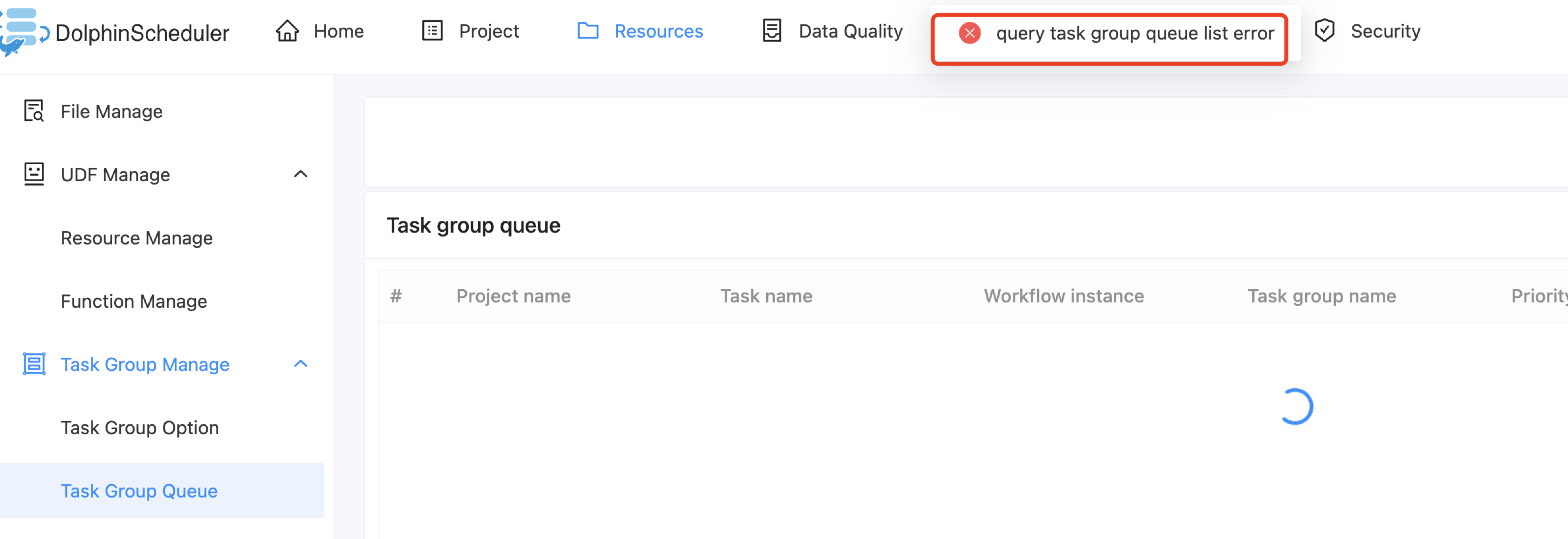 [Bug] [Api] Task Group Queue Query Error · Issue #10102 · apache ...