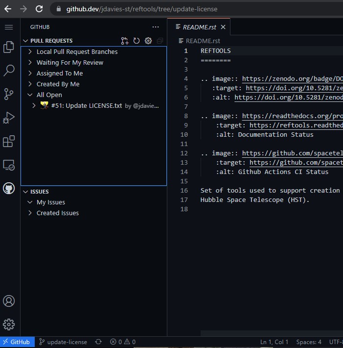 Cannot modify PR from fork using . interface · Issue 3001 · microsoft/vscodepullrequest