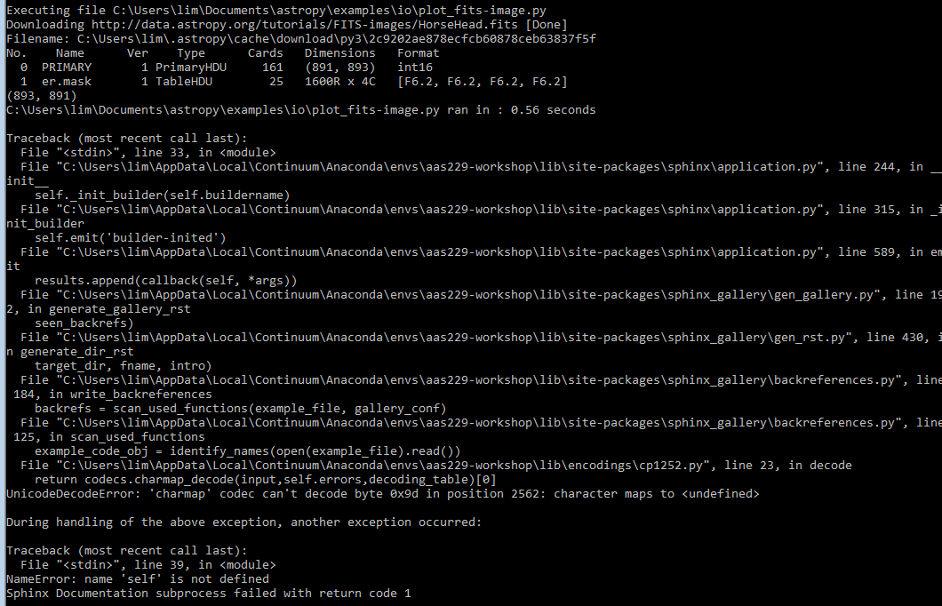 UnicodeDecodeError on Windows when building doc · Issue #253 · sphinx ...