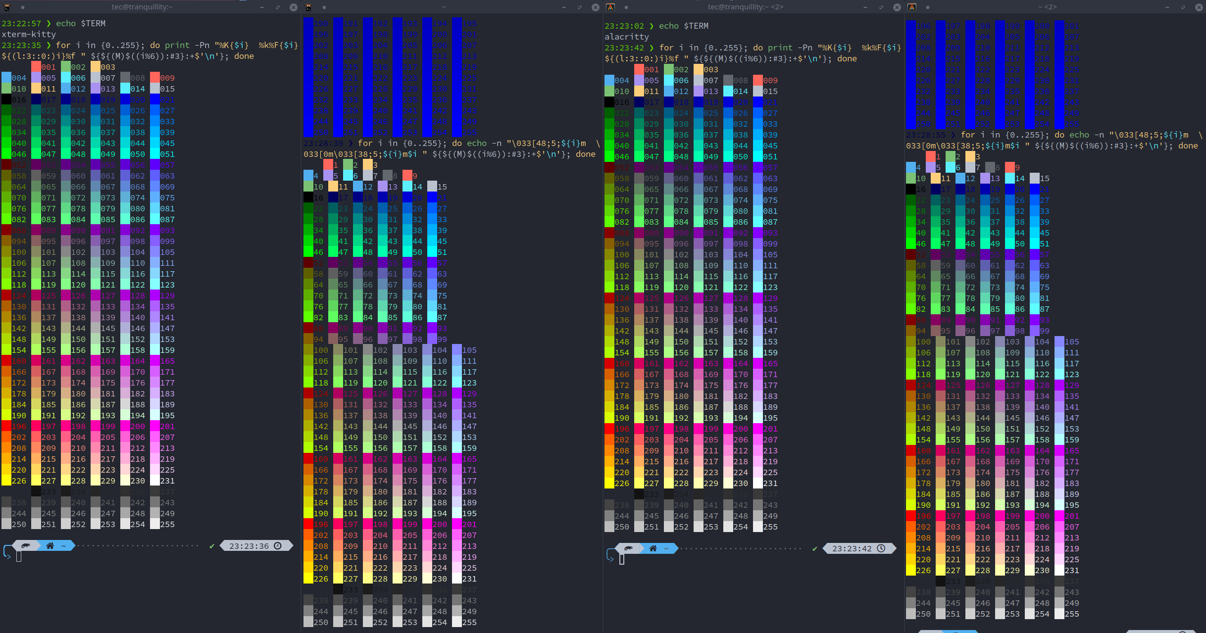 Incorrect colours in *-diresct terminals (truecolor terminfo) · Issue ...