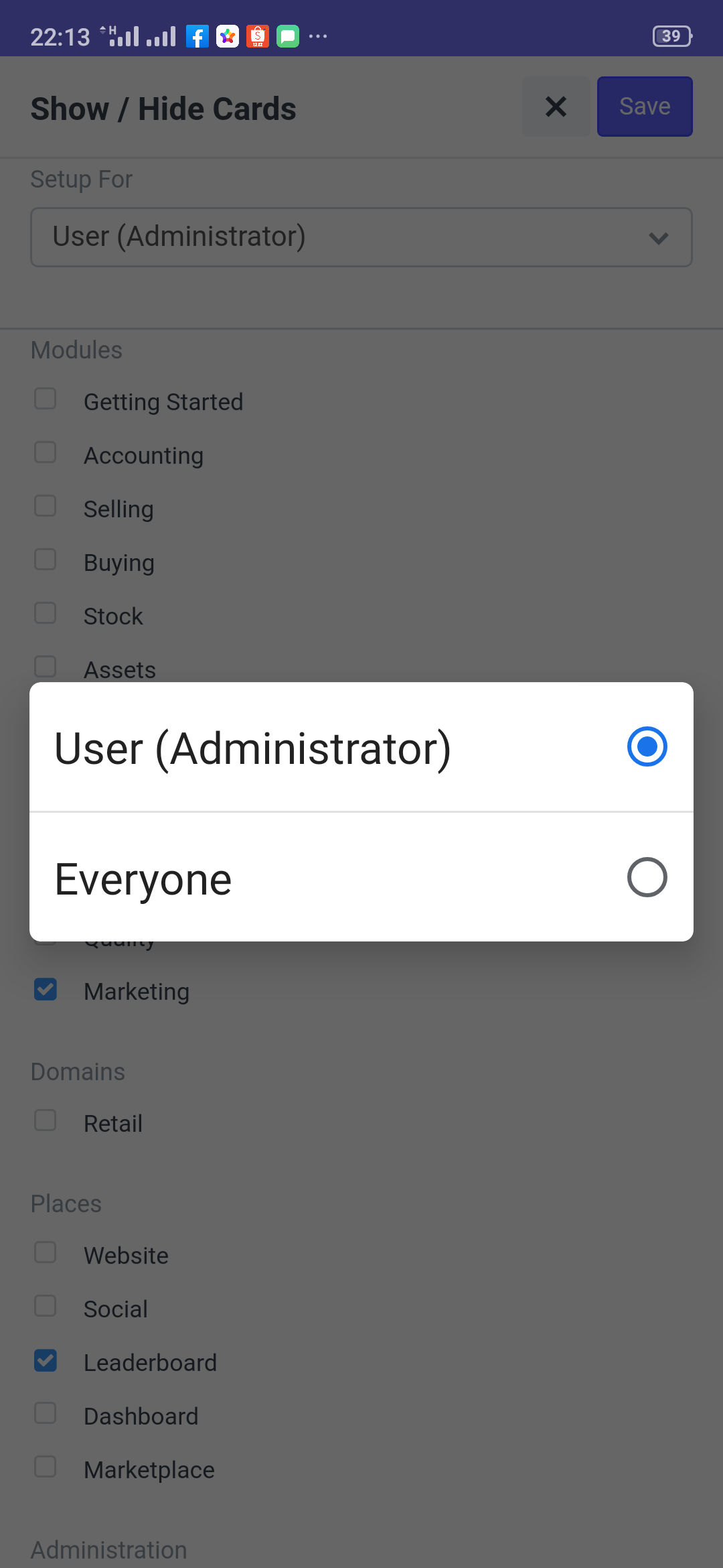 [v12 Feature Request] Show/hide Modules based on Role · Issue #19698 ...