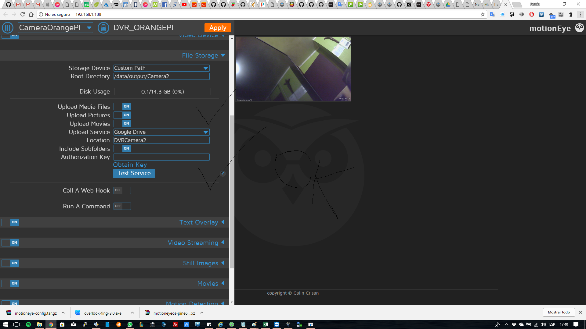 Support Orange PI Zero (WIFI MODULE) · Issue 1496 · motioneyeproject