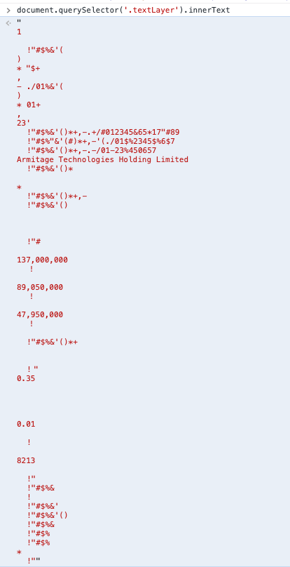 Messy code in the text layer (canvas layer looks fine) · Issue #10812 ...