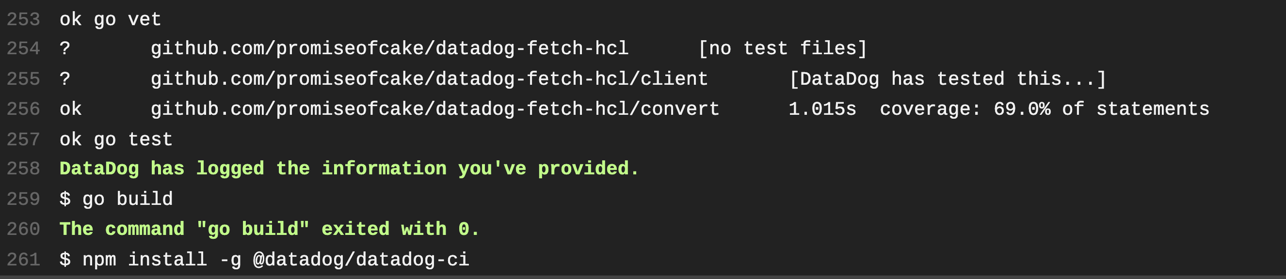 DataDog and Travis CI