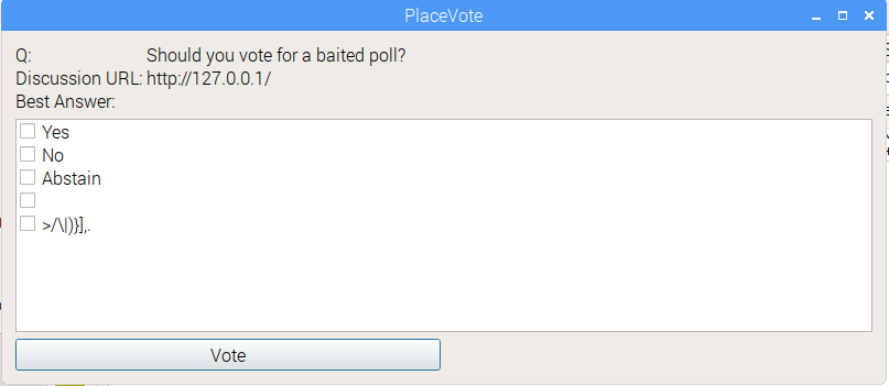 vote